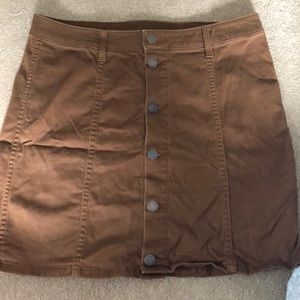 Ana button up skirt